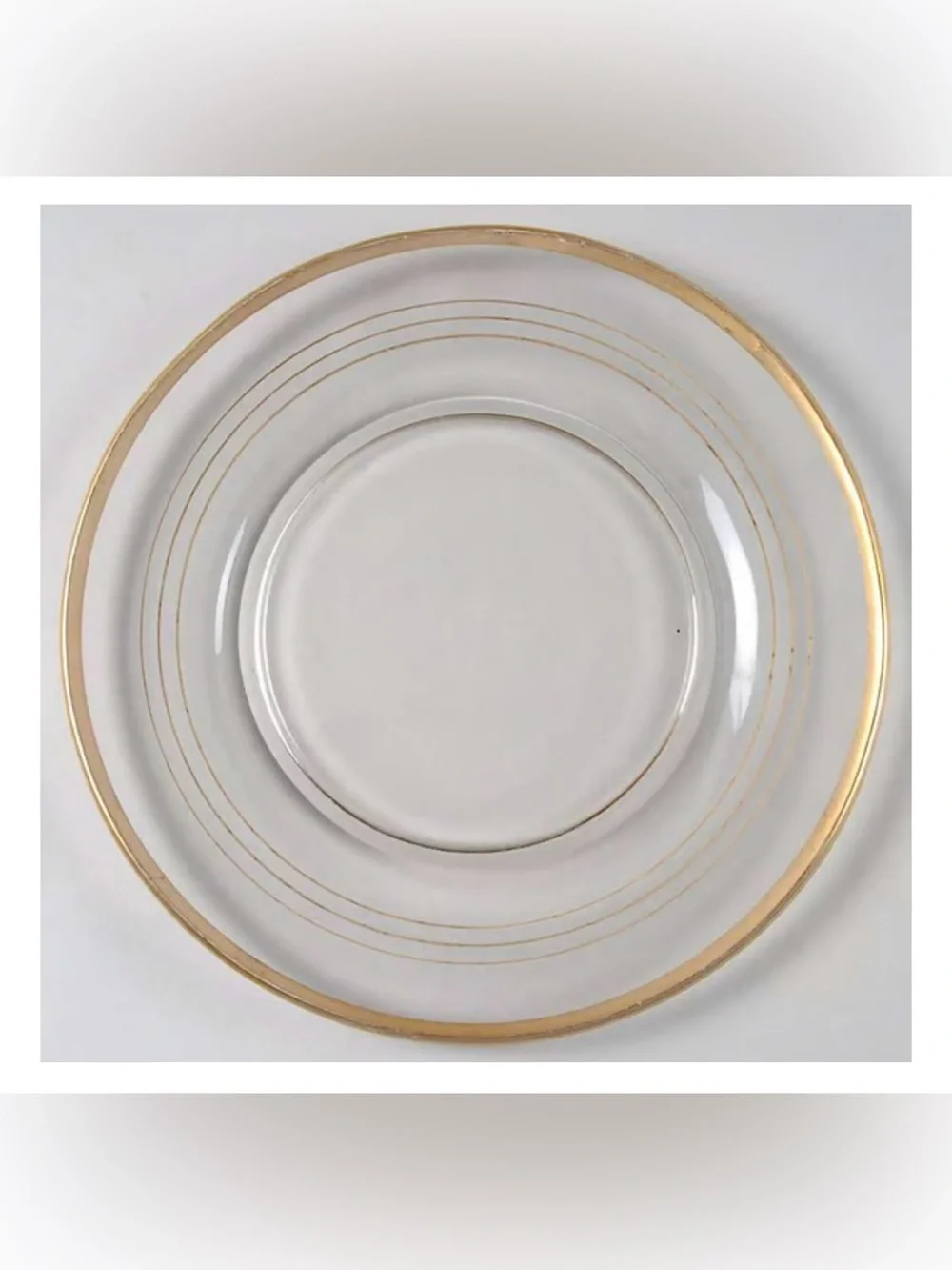 GLASTONBURY - LOTUS luncheon plate